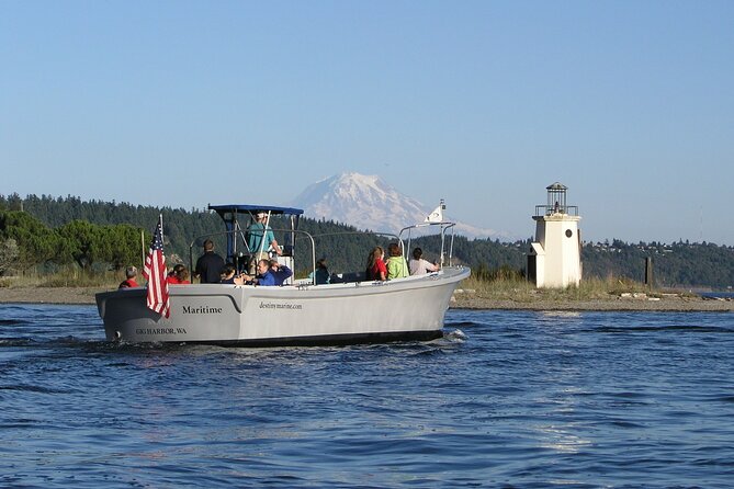 2 Hour Guided Boat Tour in Gig Harbor and Narrows Bridges - The Tacoma Narrows bridges from below