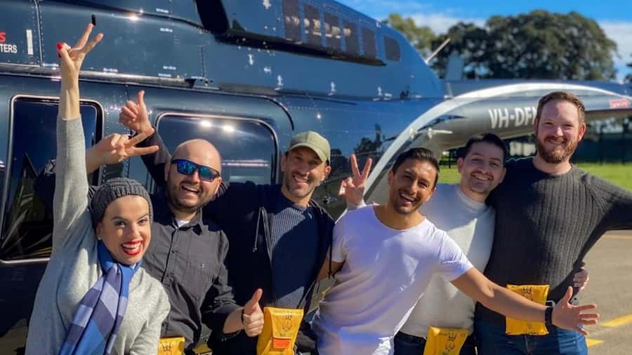 30-minute Private Sydney Harbour Helicopter Tour for 2 - From Sydney Airport Toward the Eastern Beaches