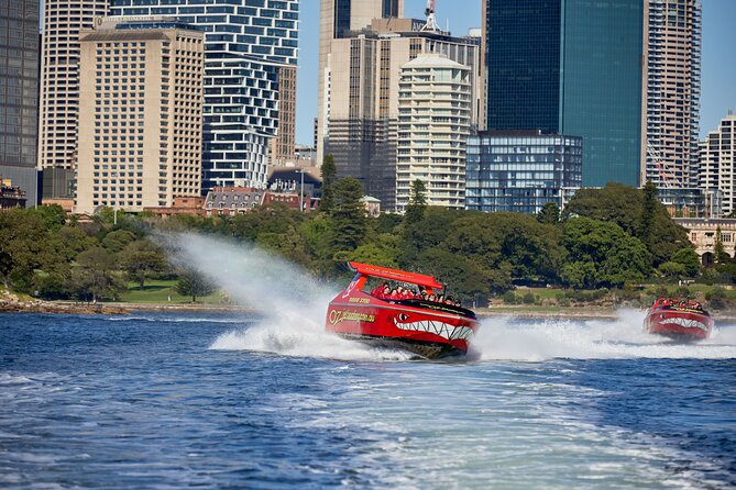 30-Minute Sydney Harbour Jet Boat Thrill Ride - The wider harbour sights between the stunts