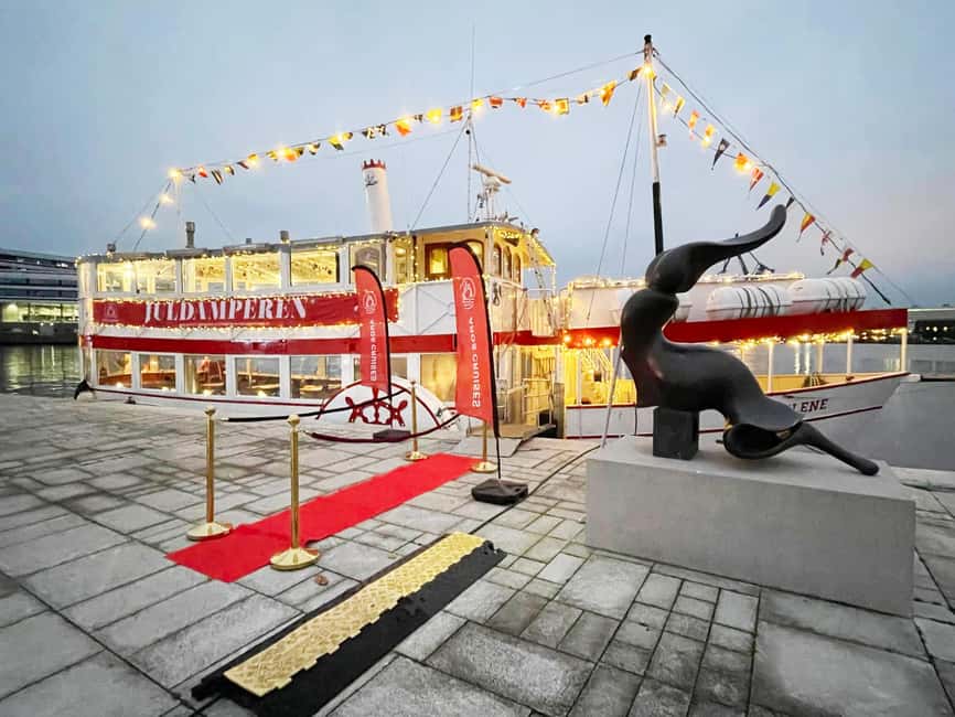 Aarhus: Christmas Harbour Cruise with Local Guide - Fishing harbor and the working side of the port