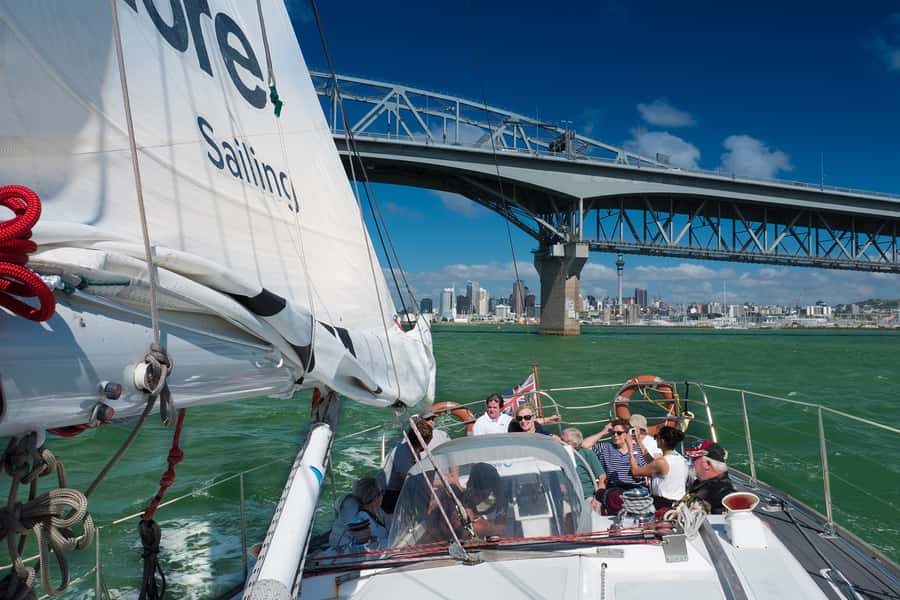 Auckland Harbour 1.5-Hour Sailing Cruise - Devonport from the water