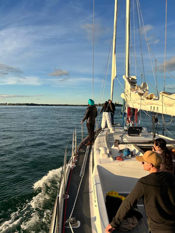 Auckland Harbour 1.5-Hour Sailing Cruise - Passing the Sky Tower and Auckland skyline