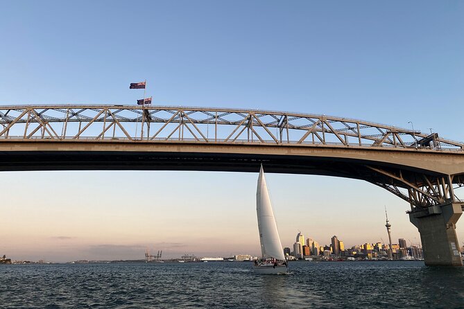 Auckland Harbour Sailboat Cruise Including Three Course Dinner - Leaving Viaduct Harbour for Waitematā Harbour