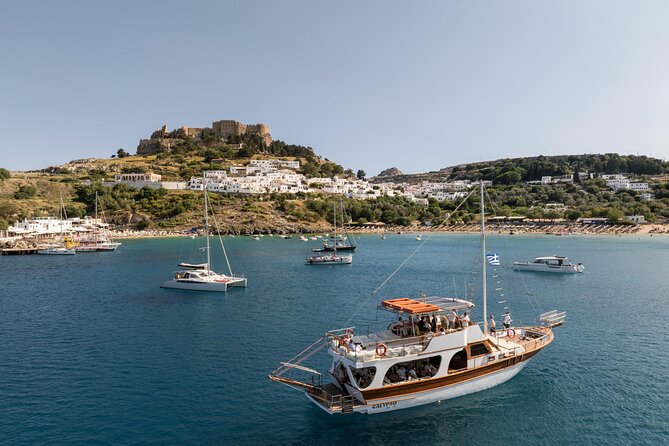 Bay to Bay Cruise in Lindos - Kamares Beach and the Pirate Coast