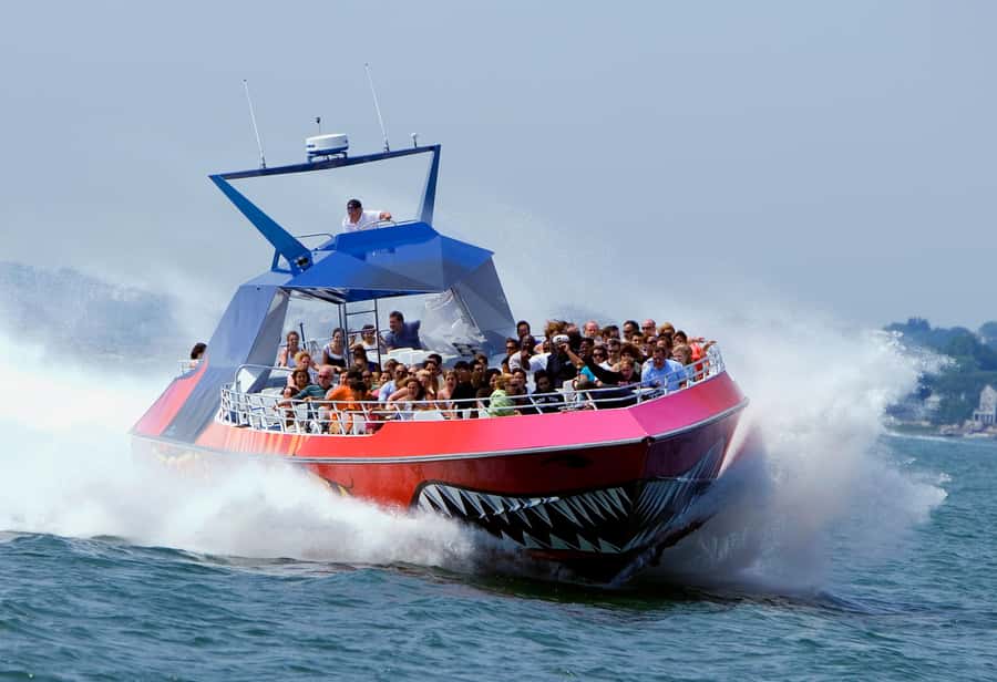 Boston: City Cruises Harbor Codzilla High Speed Thrill Boat - Hairpin turns and 360-degree spins