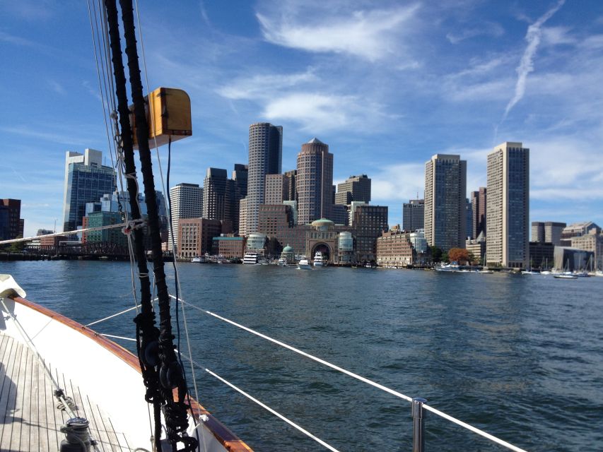 Boston: Downtown Harbor Sailing Cruise - The Harbor Route, From Fish Pier to Castle Island