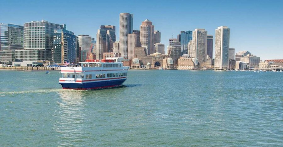 Boston: Scenic Harbor Cruise (Dog-Friendly) - Rowes Wharf and the first look at Boston
