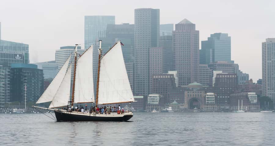 Boston: Sunset Tall Ship Harbor Cruise - Two Hours Around Boston Harbor