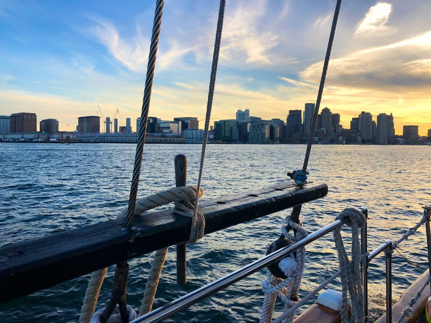 Boston: Sunset Tall Ship Harbor Cruise - Sunset Views From the Water