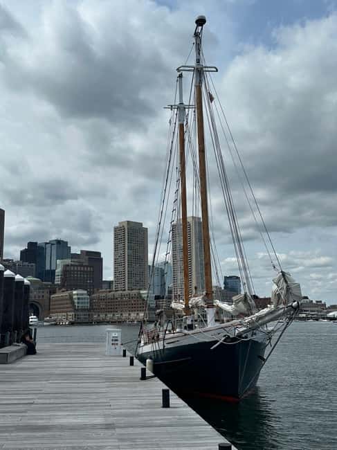 Boston: Tall Ship Harbor Sail - A friendly crew, but not a scheduled history tour