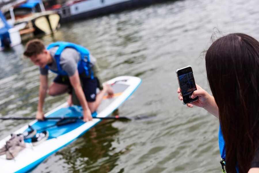 Bristol: Paddleboarding Harbourside Tour - Equipment, changing facilities, and photos