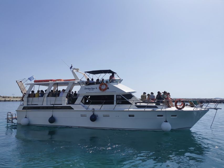 Chania: Menies Beach & Chironisia Bay Cruise with Snorkeling - What the $47 price really covers