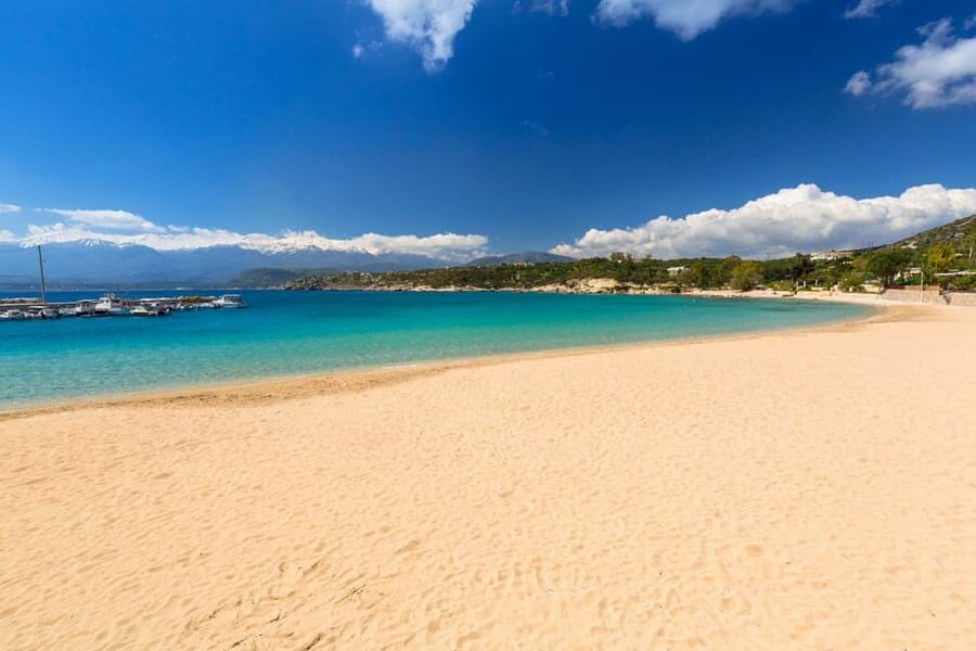 Chania:Souda Bay Cruise to Sea Caves & Beaches with pick up - Pickup from Chania and the ride to Souda