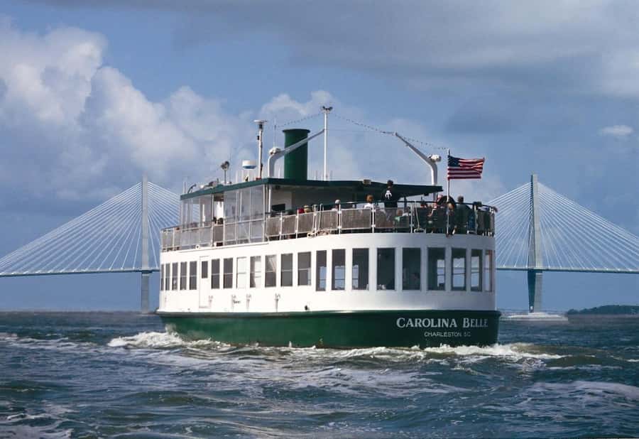 Charleston: Daytime or Sunset Historic Harbor Cruise - The Battery from the water