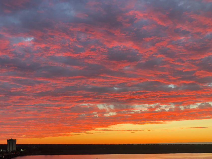 Charleston: Harbor Bar Pedal Boat Party Cruise - A party boat with Charleston views