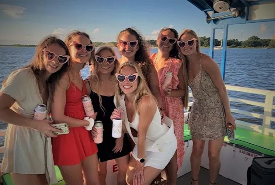 Charleston: Harbor Bar Pedal Boat Party Cruise - The Charleston sights from the river