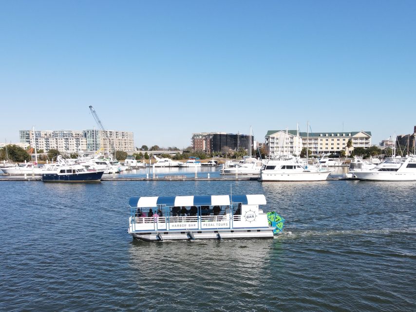 Charleston: Harbor Bar Pedal Boat Party Cruise - Starting at Ripley Light Marina