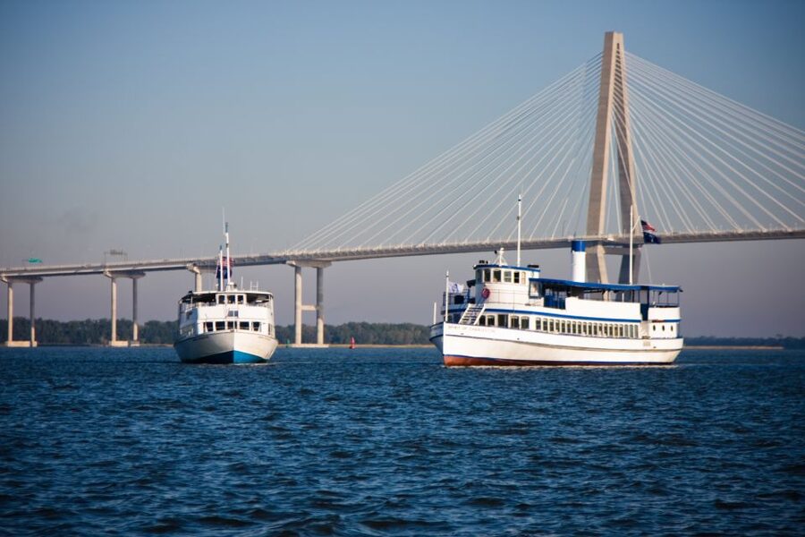 Charleston: Sightseeing Harbor Tour & Dolphin Watch - The Ravenel Bridge and the final harbor views