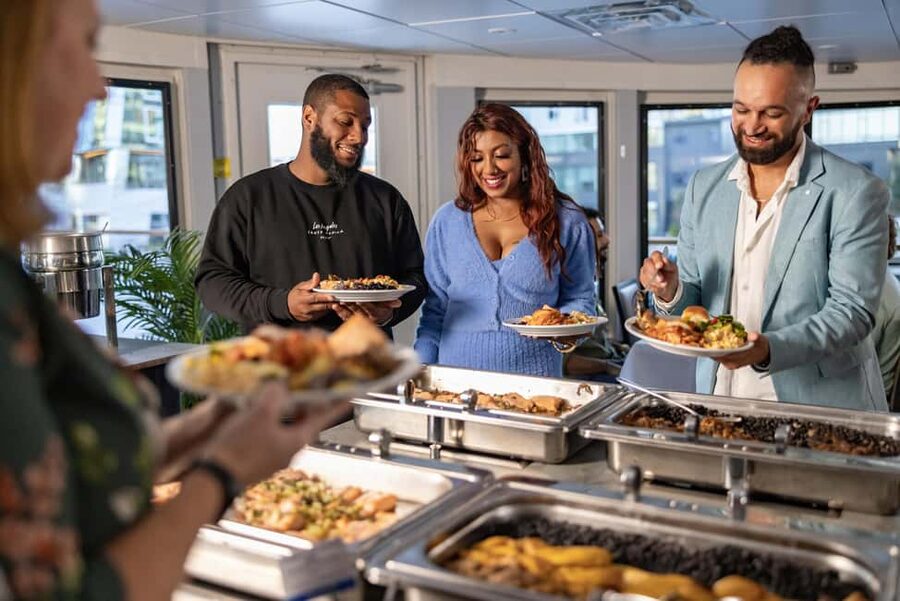 City Cruises Boston: Harbor Buffet Lunch or Dinner Cruise - The buffet: plenty of choice, with a few limits
