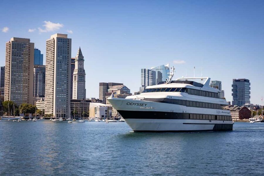 City Cruises Boston: Premier Brunch or Dinner Harbor Cruise - Boston Harbor views from the observation decks
