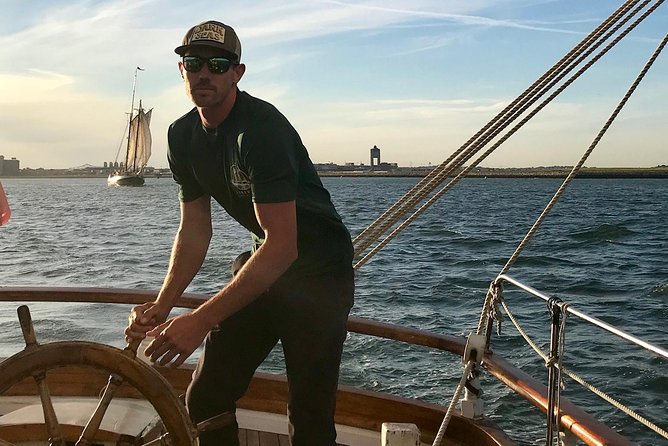 Classic Tall Ship Cruise in Boston Harbor - Boston Harbor views from a moving deck