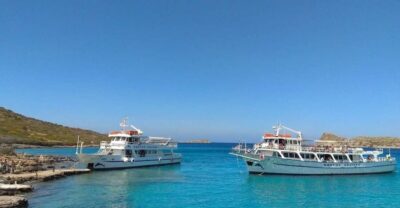Crete: Mirabello Bay Cruise with Onboard Cocktail
