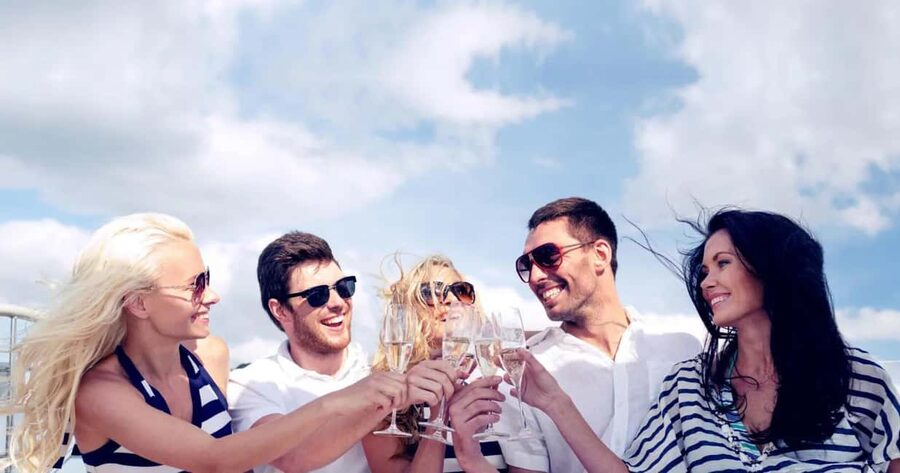 Dana Point: Evening Harbor Wine Cruise with snacks - Sunset, Ocean Air, and Winter Harbor Lights