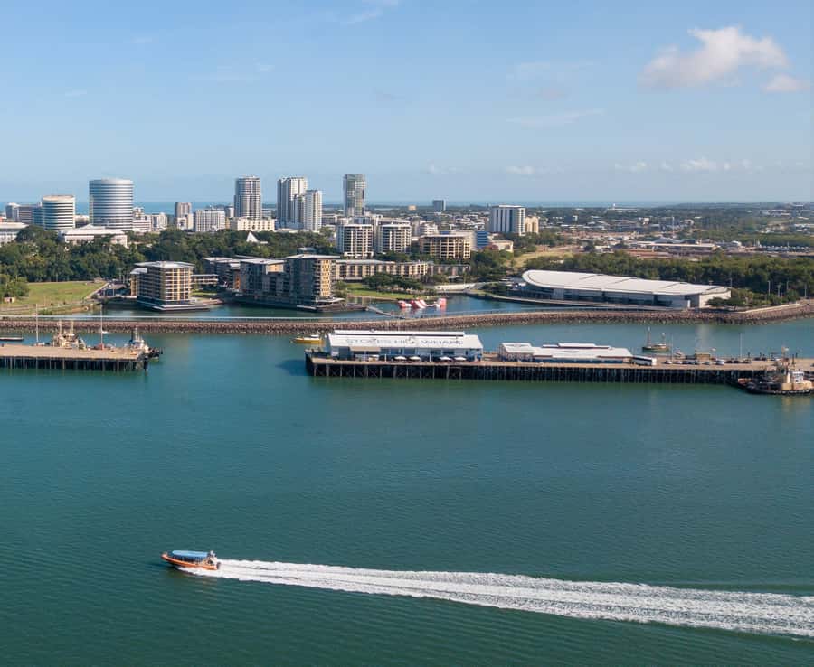 Darwin Harbour Cruise - Setting off from 7 Stokes Hill Road