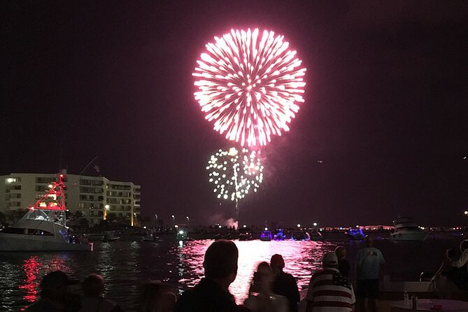 Destin Harbor Fireworks Cruise - Setting out from Heron Harbor in Destin