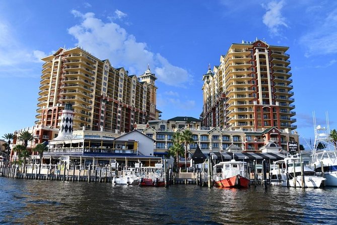 Destin's Floating Tiki Bar Cruise: 360° Harbor Views - BYOB rules and the party atmosphere