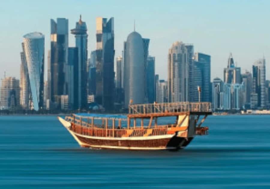 Doha: Traditional Dhow Cruise with Harbour and Skyline View - Seeing Doha from a traditional dhow