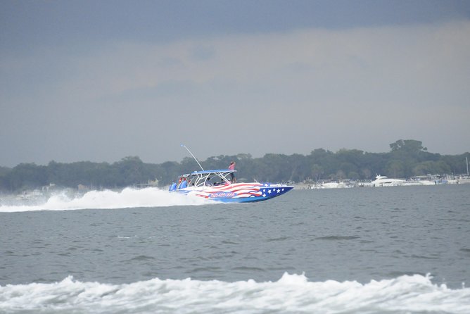 Dolphin-Watching Speedboat Cruise in Destin Harbor - Searching for dolphins in the Gulf