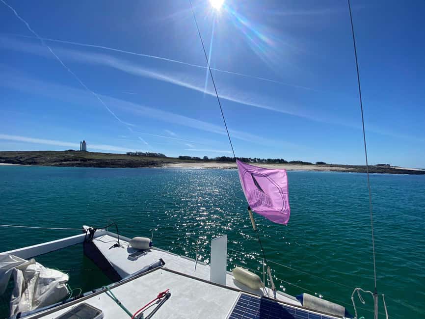 Evening 2-hour cruise in Lorient harbor - The beach boarding is the real practical issue