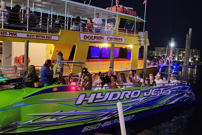 Fireworks Cruise in Destin Harbor aboard the hydrojet - A fireworks cruise, not a thrill ride