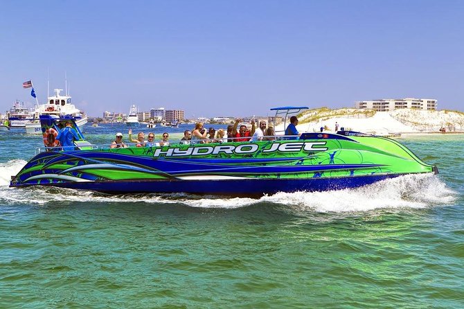 Fireworks Cruise in Destin Harbor aboard the hydrojet - What the 45-minute cruise actually includes