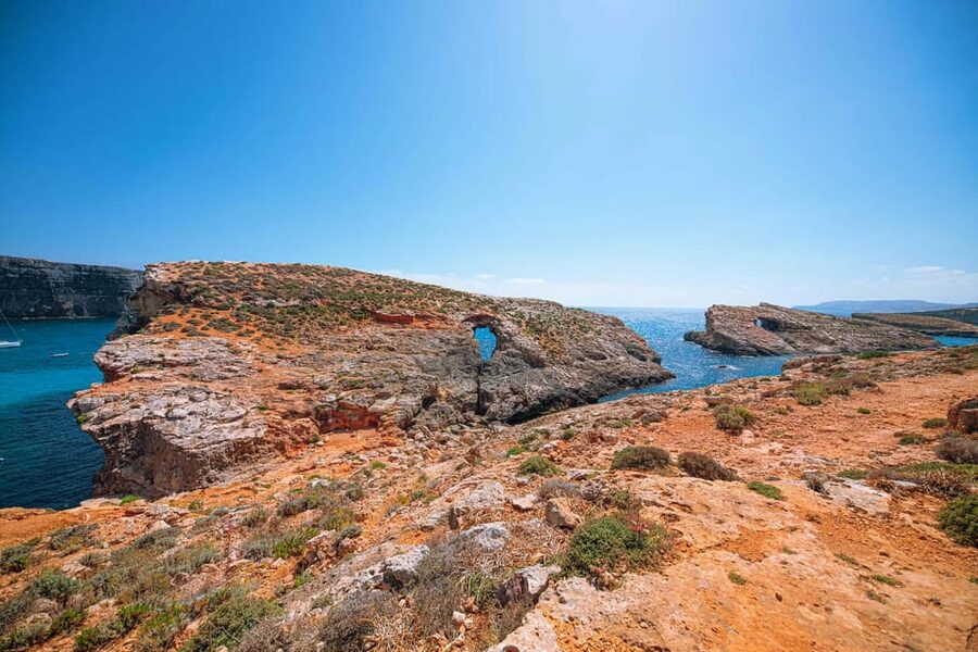 From Mellieha: Three Bay Cruise including the Blue Lagoon - Halfa Rock Bay on Gozo