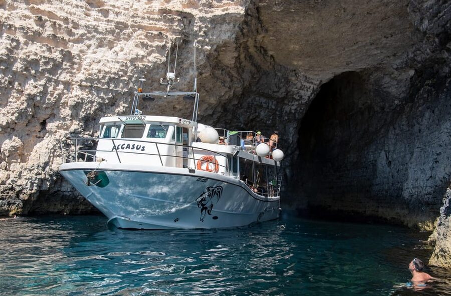 From Mellieha: Three Bay Cruise including the Blue Lagoon - What the boat is really like