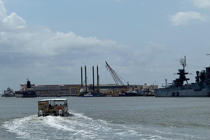 Galveston Historical Harbor Tour – Maritime & Heritage Cruise - A small group, with a few practical comforts