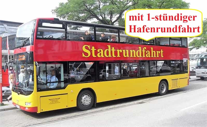 Hamburg: Line C Sightseeing Tour Hop On Hop Off and Harbor Cruise - Two Hamburg tours joined at Landungsbrücken