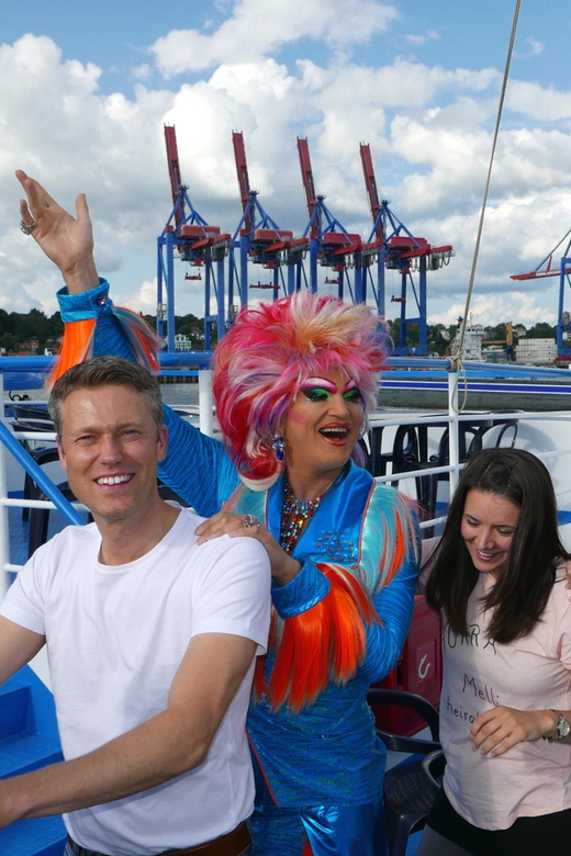 Hamburg: Party Harbor Cruise with Olivia Jones - Seeing Hamburg Harbor while the DJ keeps things moving