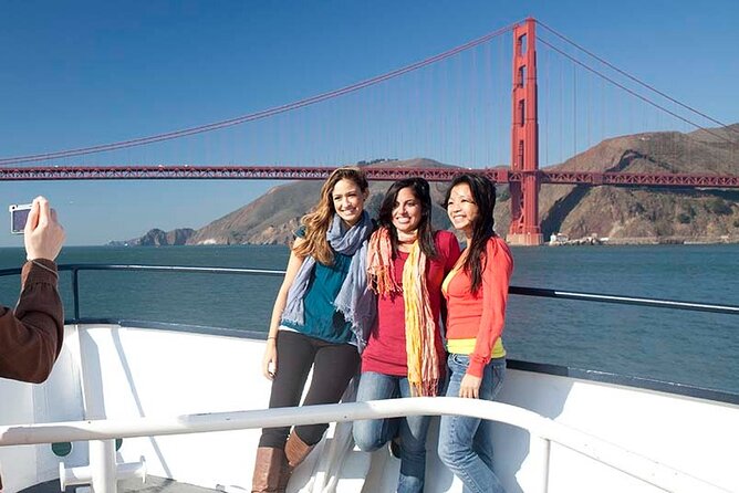 Inside Alcatraz and Golden Gate Bridge Bay Cruise - Cruising beneath the Golden Gate Bridge