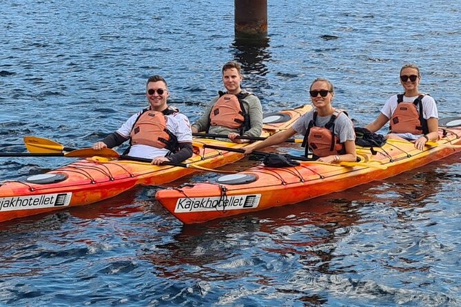 Kayak Tour in Copenhagen Harbor in May and September - Under the bridge and into the canal system