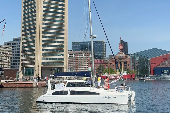 Luxury Catamaran Private Tour Baltimore Harbor - Leaving Lighthouse Point Marina
