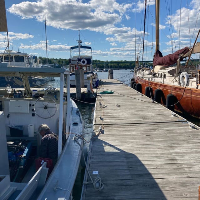 Maine: Belfast VIP Private Harbor Cruise - The harbor route and the monument