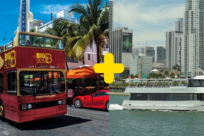 Miami Combo: Open-top Bus Tour and Sightseeing Bay Cruise - Key things to know before you book