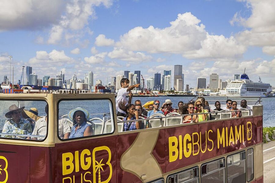 Miami: Everglades Experience, Bay Cruise & Open-Top Bus Tour - Miami by Open-Top Double-Decker Bus