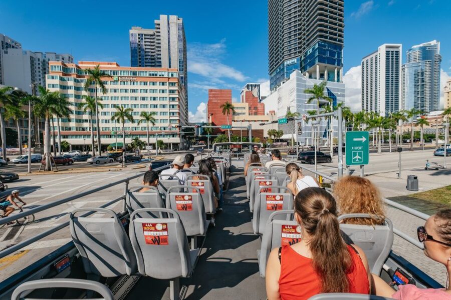 Miami: Half-Day Open-Top Bus Tour Plus Biscayne Bay Cruise - South Beach, Ocean Drive, and Soundscape Park