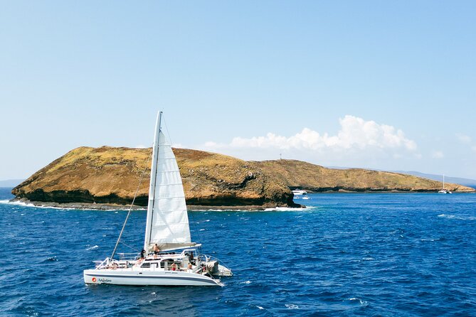 Molokini Snorkel and Performance Sail: Mā’alaea Harbor - Molokini’s clear water and one-hour snorkel stop