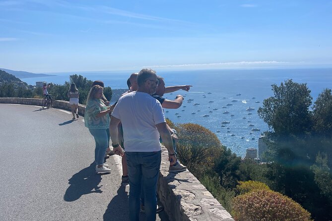 Monaco - Monte Carlo -Eze- From Villefranche Harbor -Private Tour - The Moyenne Corniche and the first great view