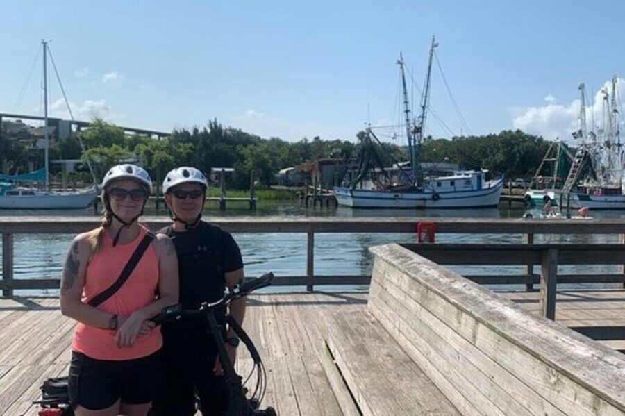 Mount Pleasant: Charleston Harbor E-Bike Tour - Following Pitt Street to Shem Creek Park